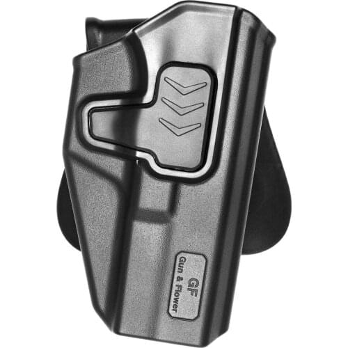 Gun&Flower Level II Tactical Security Holster OWB Plastic Gun Pouch fit Glock19/23/25/32