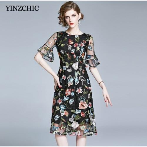 YINZCHIC Flared Summer Dresses