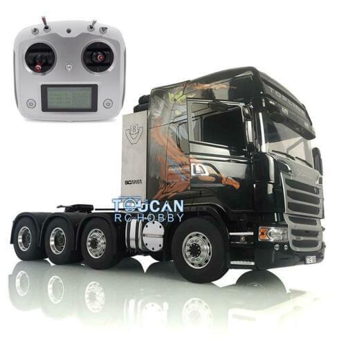 1/14 LESU Metal 8*8 Chassis RC Sca Tractor Truck Gripen Hercul Cabin Radio THZH0935-SMT4