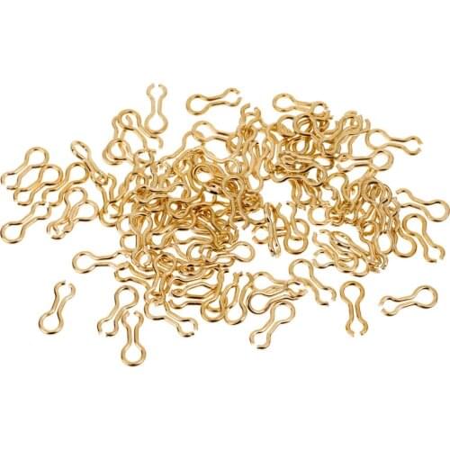 100x Alloy Brass Sinker Ring Connector Swivel for Weight Fishing Accessories