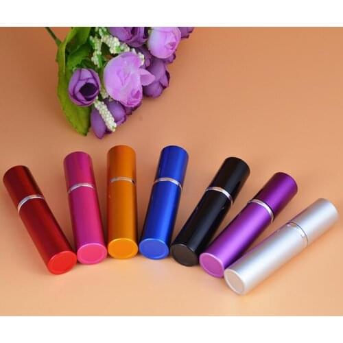 5ml Mini Travel Refillable Spray Perfume Bottle Empty Cosmetic Container Atomizer Aluminum Refillable Bottles LX4982