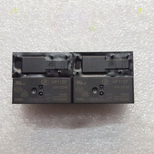5pcs/lot NEW Relay HF115F 024-1ZS1B 24VDC 12A 5pin