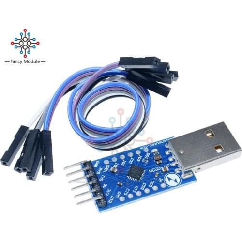 5PCS USB 2.0 to TTL UART 6PIN Module Serial Converter CP2104 STC PRGMR Than CP2102