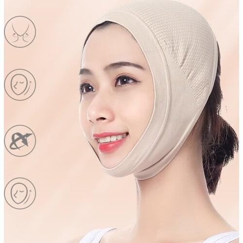 Facial Cheek Thin Face Slimming Bandage Efficient Covering Ear Design Double Chin Thin Facial Mask For Women
