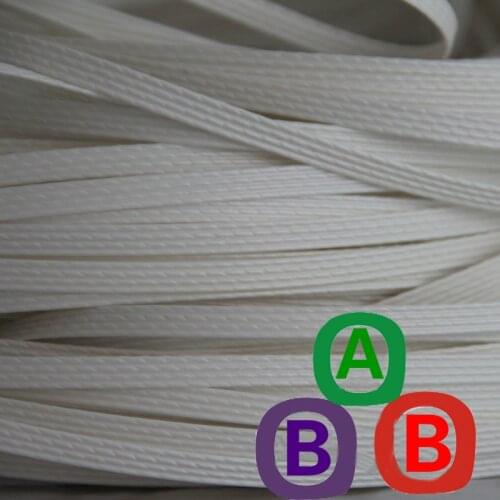 White Four lines Synthetic plastic rattan weaving material plastic knit repair bag chair table Plastic PE Rattan