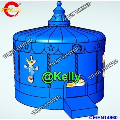 Free air shipping to door Inflatable Circus Jumper Bouncers, customized fantastic inflatable bouncy House Combo with obstacles