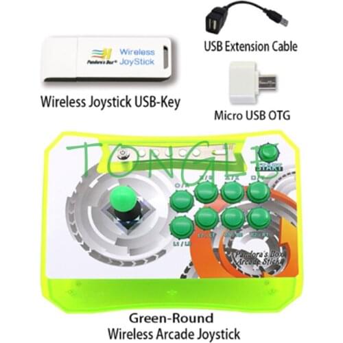 Pandoras Box Wireless Arcade Stick with USB-key Wireless receiver joysticks for computers pc x-box 360 ps3 raspberry android