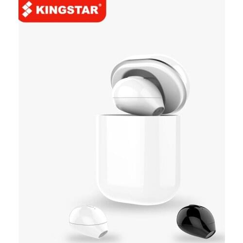 KINGSTAR X20 Ultra Mini Wireless Headphones Gaming Headsets Hidden Bluetooth Earphones 5.0 Control Earbud With Charge Case