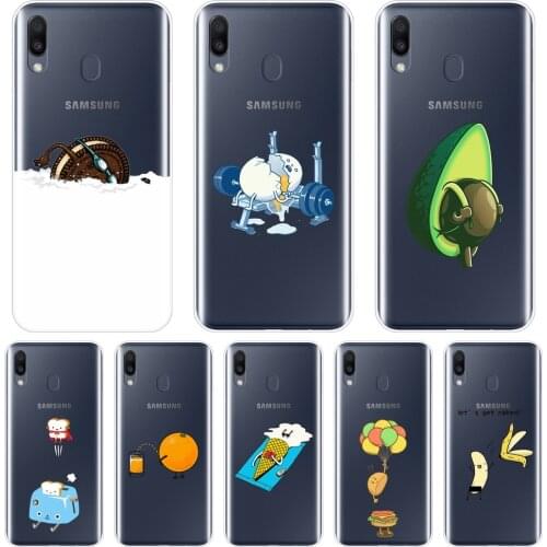 Funny Avocado Banana Phone Case For Samsung Galaxy M10 M20 M30 M40 Silicone Soft Back Cover For Samsung Galaxy M40 M30 M20 M10