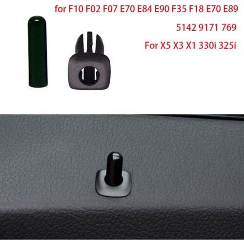 For BMW F10 F02 F07 E70 E84 E90 F35 F18 E70 E89 ABS+PC Car Door Latch Pin Door Screw Knob Cap Cover Trim For X5 X3 X1 330i 325i