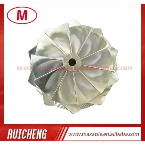 GTP38 71.30/90.00 mm 10+0 blades high performance turbocharger billet/milling/aluminum 2618 compressor wheel