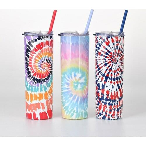 Creativity Summer Cute Water Bottles Water Bottle with Reusable with Lid Straws Cup Stainless Steel Straight Cup Straw Cup New