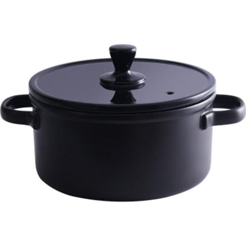 Ceramic casserole stew pot for household use of soup Crock pot rice casserole