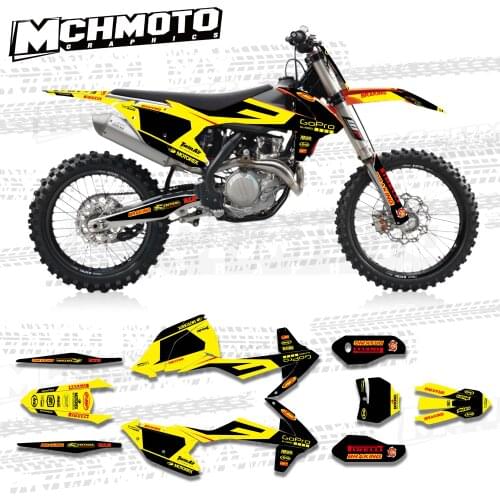 MCHMFG for KTM 125 250 300 350 450 SX SXF 2016 2017 2018 EXC EXCF SXF 2017 2018 2019 Graphics Backgrounds Stickers Kit Decal