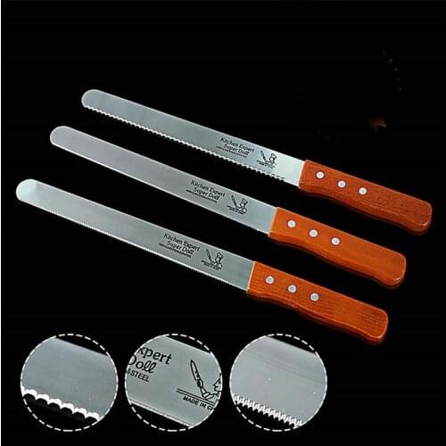 10 Inch Stainless Steel Bread Knife Toast Slicing Knives Cake Slicer Baking Pastry Cutter Serrated Blade Cake Tools Bakeware