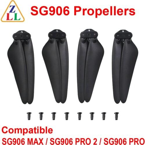 ZLL SG906 MAX/SG906 PRO 2 Propeller SG907 MAX GPS RC Drone Spare Parts Drone Accessories Original Propellers 4pcs/Set