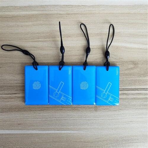 Rewritable RFID ID 125KHz T5577 Duplicator Copy Clone Keyfobs Waterproof Keychain Badge Token Key Tag Card Blue Cool Pattern