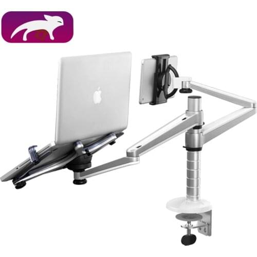 Laptop PC stand, iPad tablet PC stand, double arm stand, lifting and lifting No delivery to the door