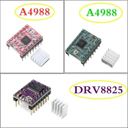 Reprap Stepper Driver A4988 1A DRV8825 2.5A Build a 3d printer cnc Necessary modules such as engraving machine