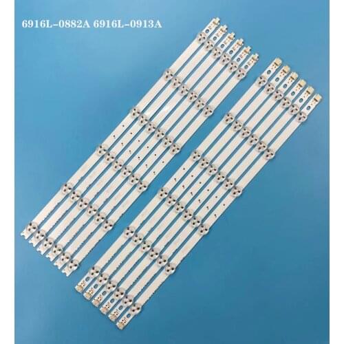 New 12 PCS/set LED backlight strip for LG 42LM3700 42LS3400 42LM3400 6916L-0913A 0882A 6916L-1028A 1029A LC420DUN (SE) (R2)