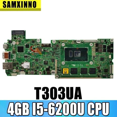 T303UA 4GB I5-6200U CPU Laptop motherboard for ASUS Transformer Pro T303U T303UA mainboard 100% Test