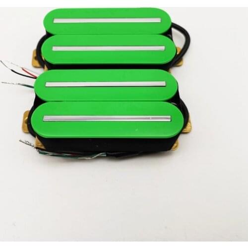 Green Electric Guitar Pickups Double Track Humbucker Pickups 4C Guitar Parts In Stock