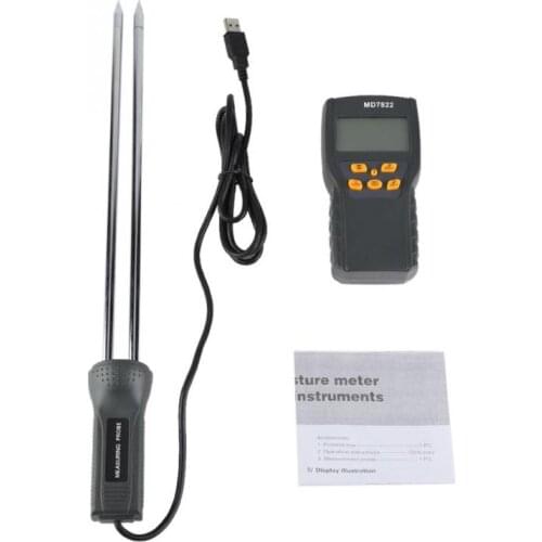 LCD Display Moisture Meter Tester Digital Grain Moisture Meter Humidity Tester For Wheat Corn Paddy Hot Sale
