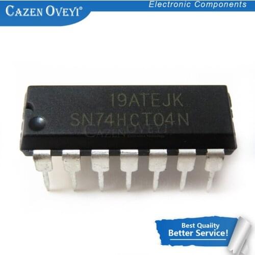 10pcs/lot SN74HCT04N DIP-14 74HCT04 DIP SN74HCT04 DIP14 74HCT04N In Stock