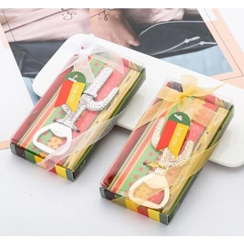 100PCS Wedding gifts for guests Cactus bottle opener baby shower baptism gift wedding favor #373