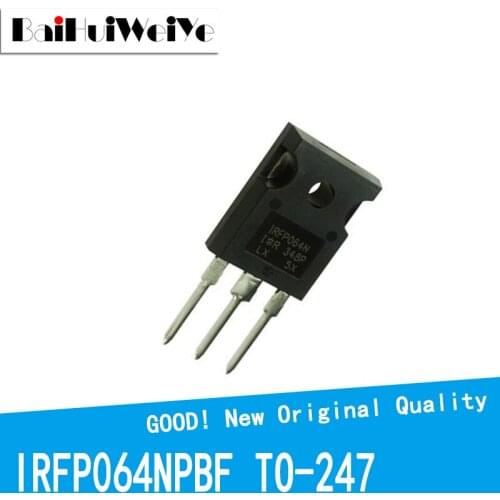 5PCS/LOT IRFP064N TO247 110A55V IRFP064NPBF IRFP064 TO-247 TO-3P New and Original IC Chipset MOSFET MOSFT TO247