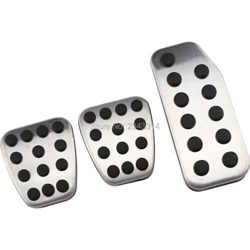 Car MT Pedals Foot Pads Fuel Accelerator Brake Clucth Pedal Cover For Honda Jazz GK5 2014-2018 2019 WR-V 2017-2020 Accessories