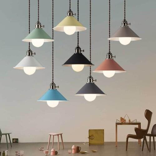 Deco maison pendant lights rope living room LED pendant lights Home Decoration E27 Light Fixture luminaria pendente
