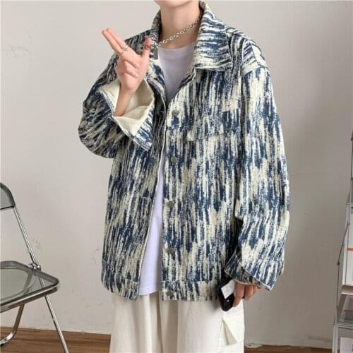 HULINGMEI Mens Denim Jackets
