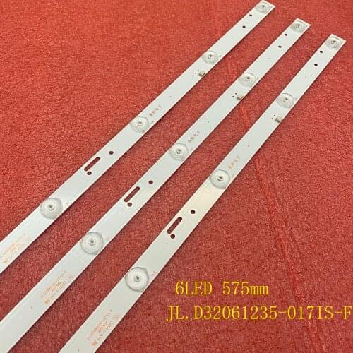 3pcs/set 6LED(6V) 575mm LED Backlight bar FOR TCL LE32D99 32LE12J JL.D32061235-0171S-F