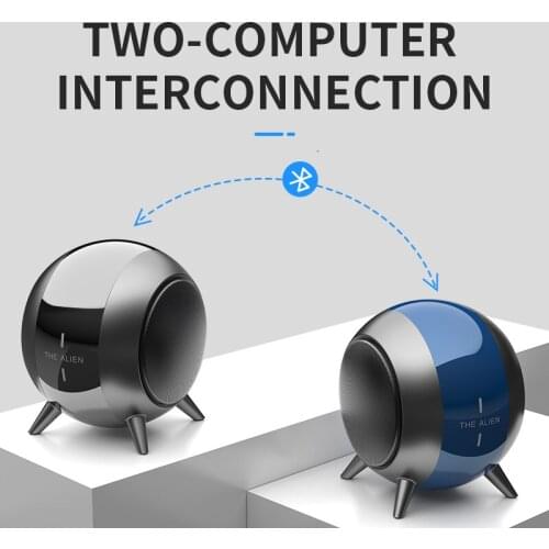 Mini Bluetooth Speaker New Private Model Electroplating Wireless Card Portable Small Steel Cannon Gift Subwoofer Home Theater