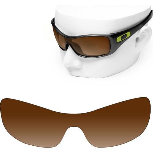 OOWLIT Polarized Replacement Lenses of Brown for-Oakley Antix Sunglasses