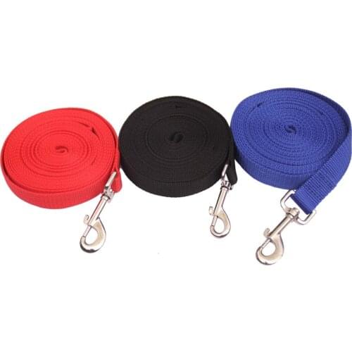 3M/ 5M/8M/10M /15M/20M /30M/50M Dog Nylon Leash Lengthened Pet Leashes Long Puppy Harness Walk Training Traction Belt Rope