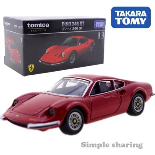 Takara Tomy Tomica Premium 13 DINO 246 GT Bubble Model Kit Diecast Miniature Car Toy Funny Magic Kids Bauble Hotpop Doll