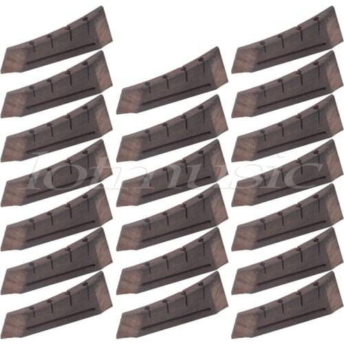 Kmise Rosewood 23 inch Concert Ukulele Bridge for 4 String Guitar Ukulele Pack of 20