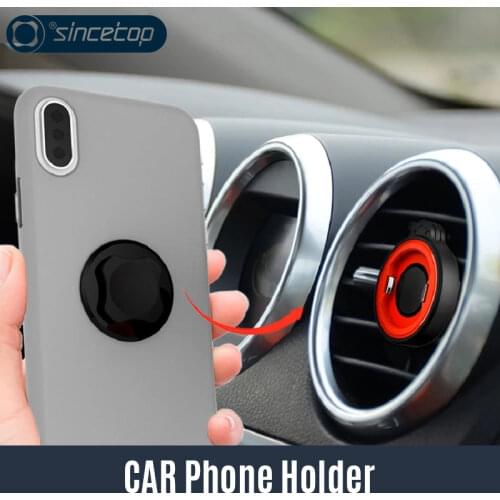 Universal Car Phone Holder Quick Moun Air Vent Clip Mount No Magnet Mobile Stand For iPhone XS Max Xiaomi Smartphones in Car