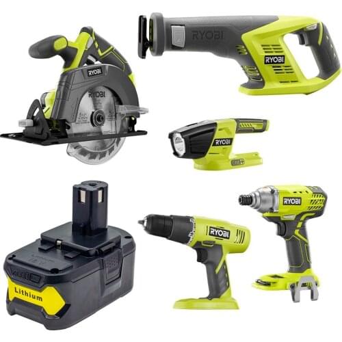 3 Pack 6000mAh 18V Replacement Battery for Ryobi 18V Lithium Battery P102 P103 P105 P107 P108 P109 Ryobi ONE+ Cordless Tool