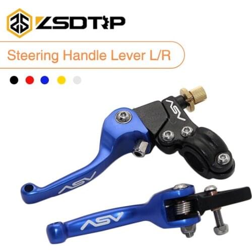 ZSDTRP 1Pair Universal 22mm Motorcycle ASV Brake & Clutch Levers For Motocross ATV Dirt Pit Bike Modify