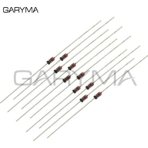 100pcs 1/2W 0.5W 500MW Zener Diode DO-35 2.0V 2.4V 3.3V 3.6V 4.3V 4.7V 6.2V 6.8V 7.5V 8.2V 9.1V 10V 12V 15V 18V 20V 24V 27V 30V