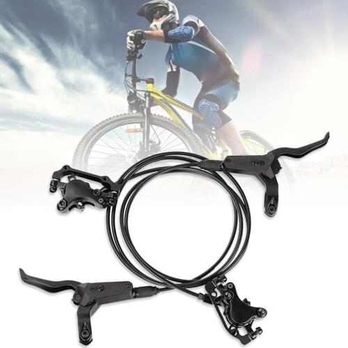 2Pcs Bicycle MTB Bike Oil Hydraulic Disc Brake 160mm/140mm 160mm/180mm Alloy Mountain Clamp Bicycle Brake Cycling Accessory