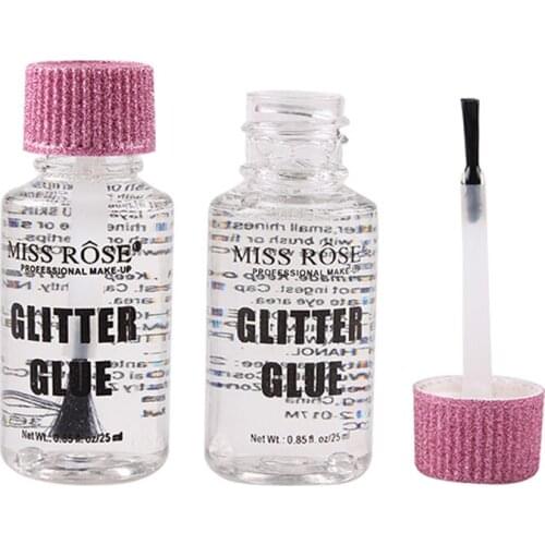 25ML Glitter Eye and Lip Glue Face Body Festival Shimmer Glitter Glue High-gloss Special Glue Maquiagem
