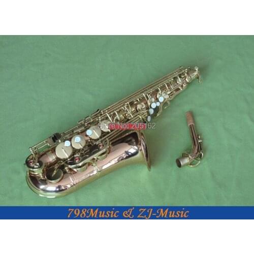 NEW Professional Phosphor Bronze Copper Eb Alto Saxophone High F# With Case