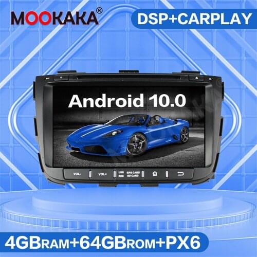 For KIA SORENTO 2012 2013 2014 2015 Car Stereo Radio Tape Recorder Android 10.0 4G+64GB GPS Navigation Car DVD Multimedia Player
