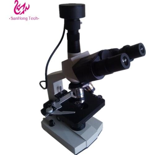 Portable semi-automatic biochemistry a drop of dry blood binocular microscope dry fresh blood blood analyzer with factory price
