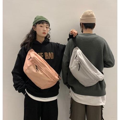 Large Capacity Storage Waist Bag Canvas Fanny Pack For Men And Women Big Blet Bag Multi-Functional Crossbody Banana Chest Bags