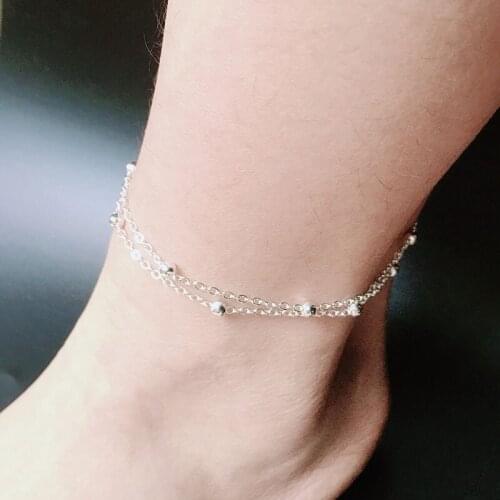 Fashion Women Chain multilayer Ankle Bracelet Anklet Foot Beach Womens Jewelry boho jewelry Ankle Gift